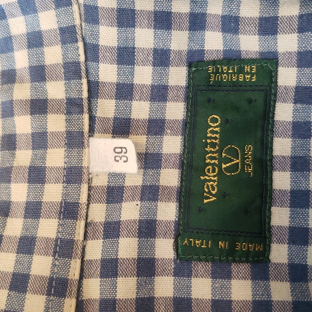 Valentino Button Down Shirt Size EU39 ⛰ - Picture 3 of 10